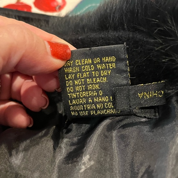 Angora and Rabbit coat - Picture 5 of 7